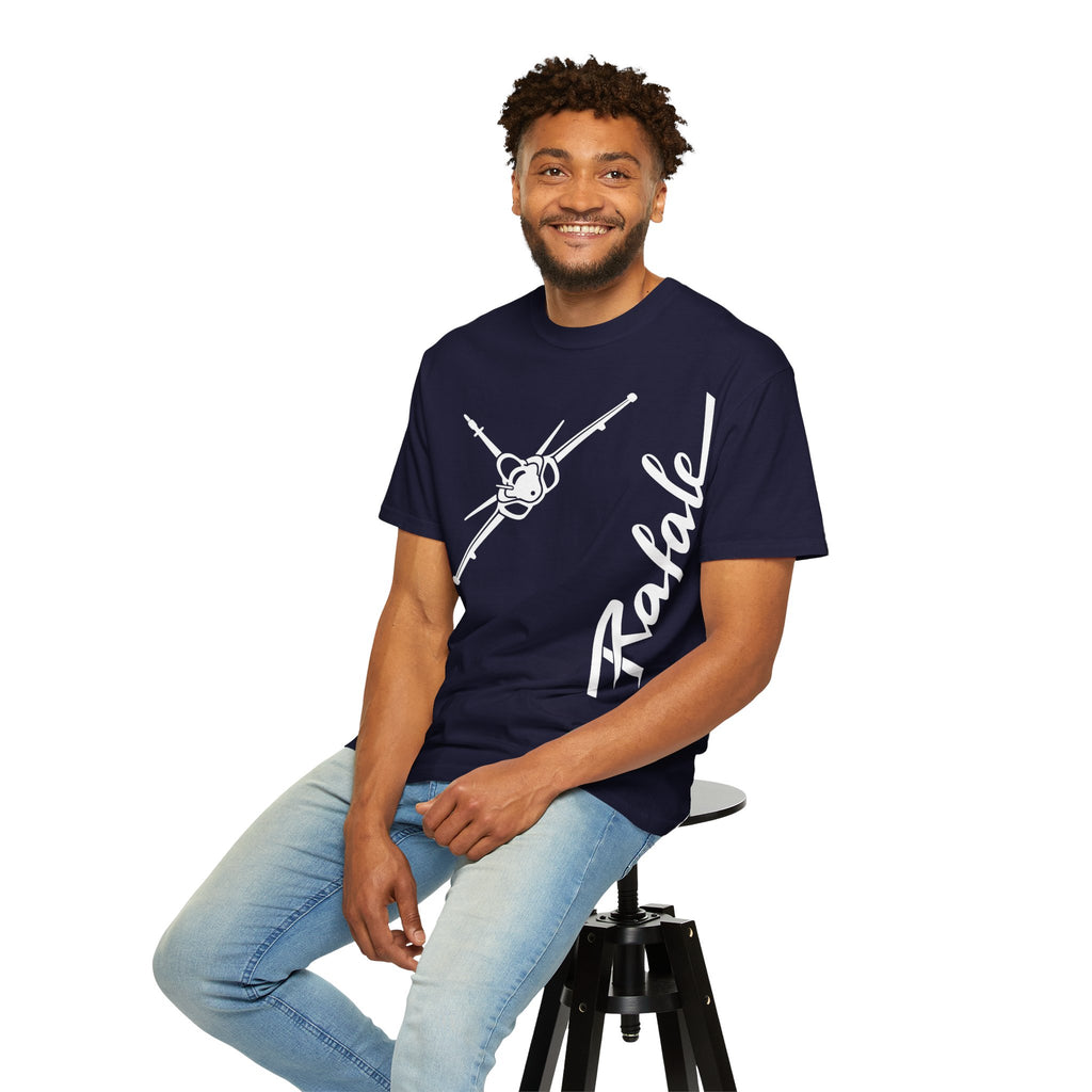 Rafale Jet Graphic T‑Shirt in White