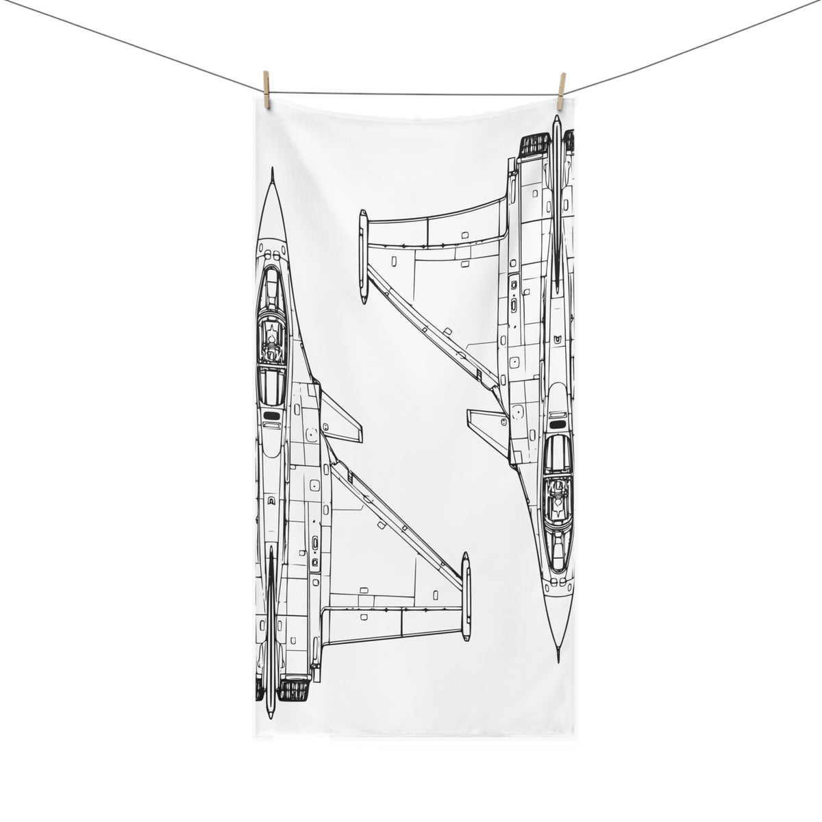 Dassault Rafale Beach & Bath Towel