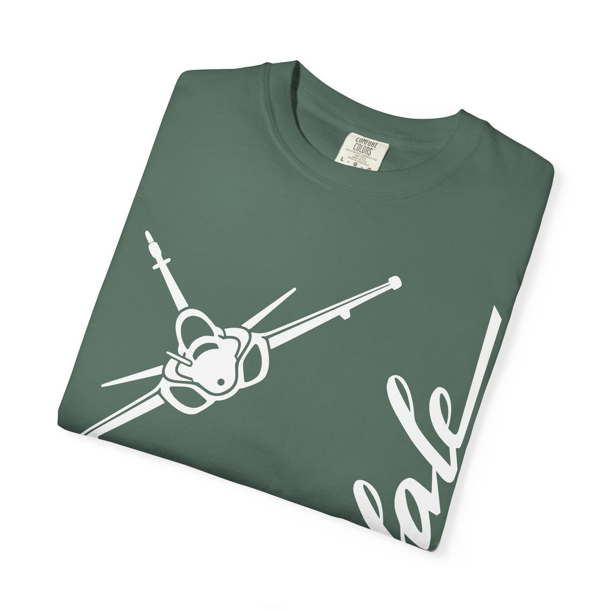 Rafale Jet Graphic T‑Shirt in White