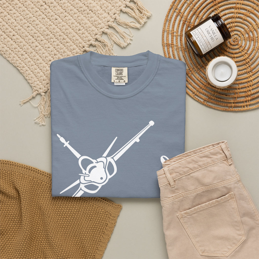 Rafale Jet Graphic T‑Shirt in White