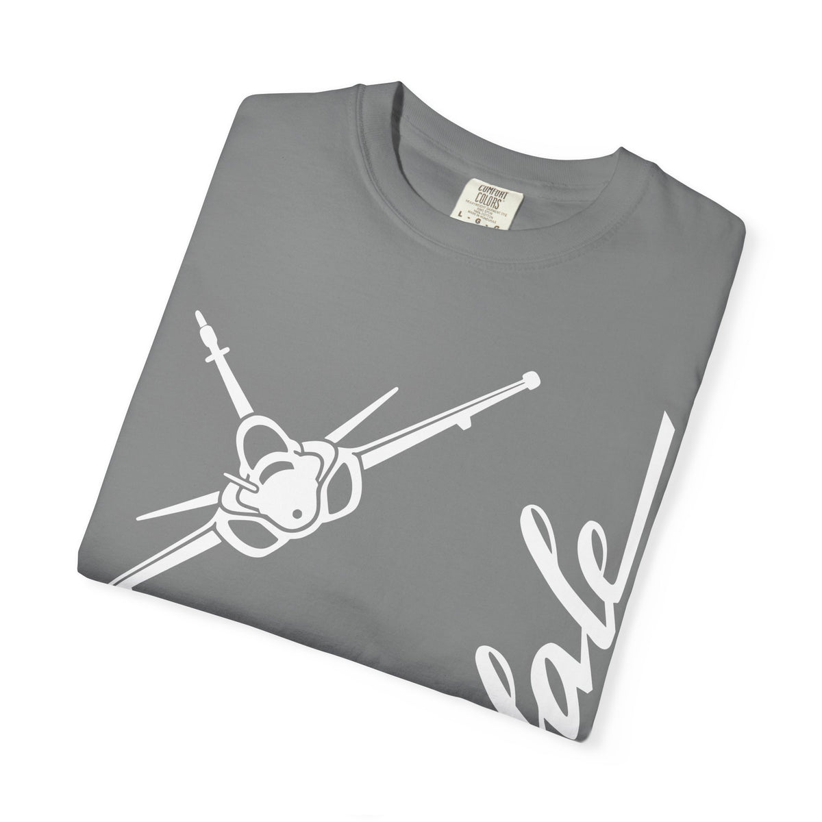 Rafale Jet Graphic T‑Shirt in White