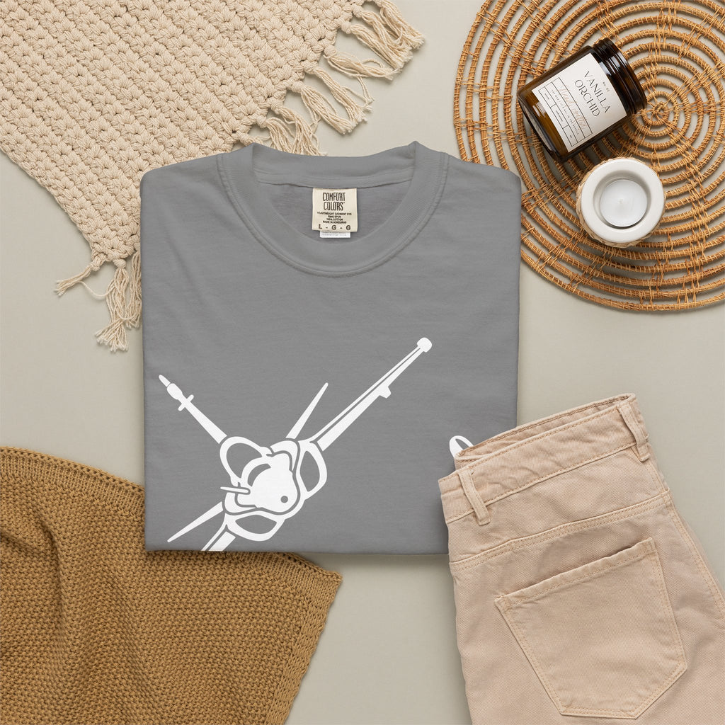 Rafale Jet Graphic T‑Shirt in White