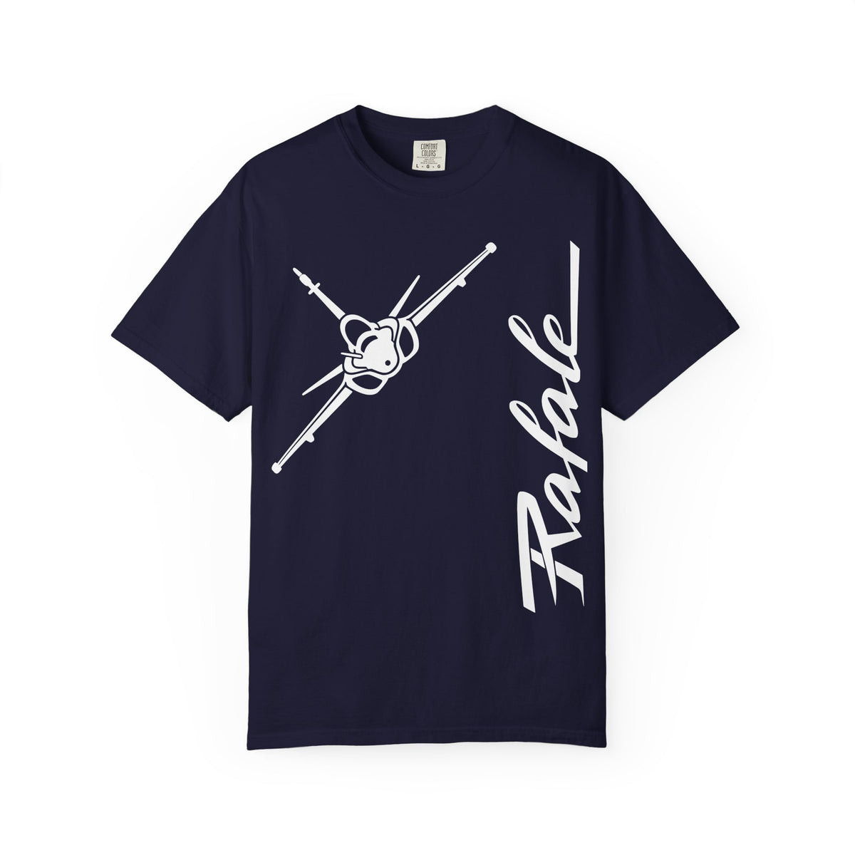 Rafale Jet Graphic T‑Shirt in White
