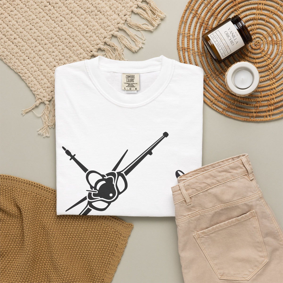 Rafale Jet Graphic T‑Shirt