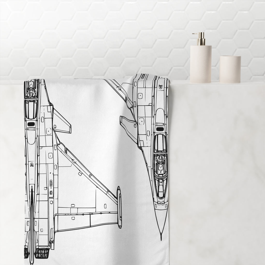 Dassault Rafale Beach & Bath Towel