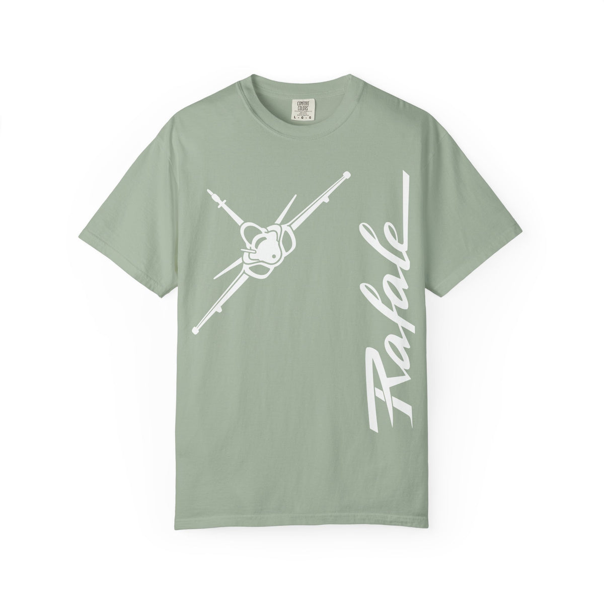 Rafale Jet Graphic T‑Shirt in White