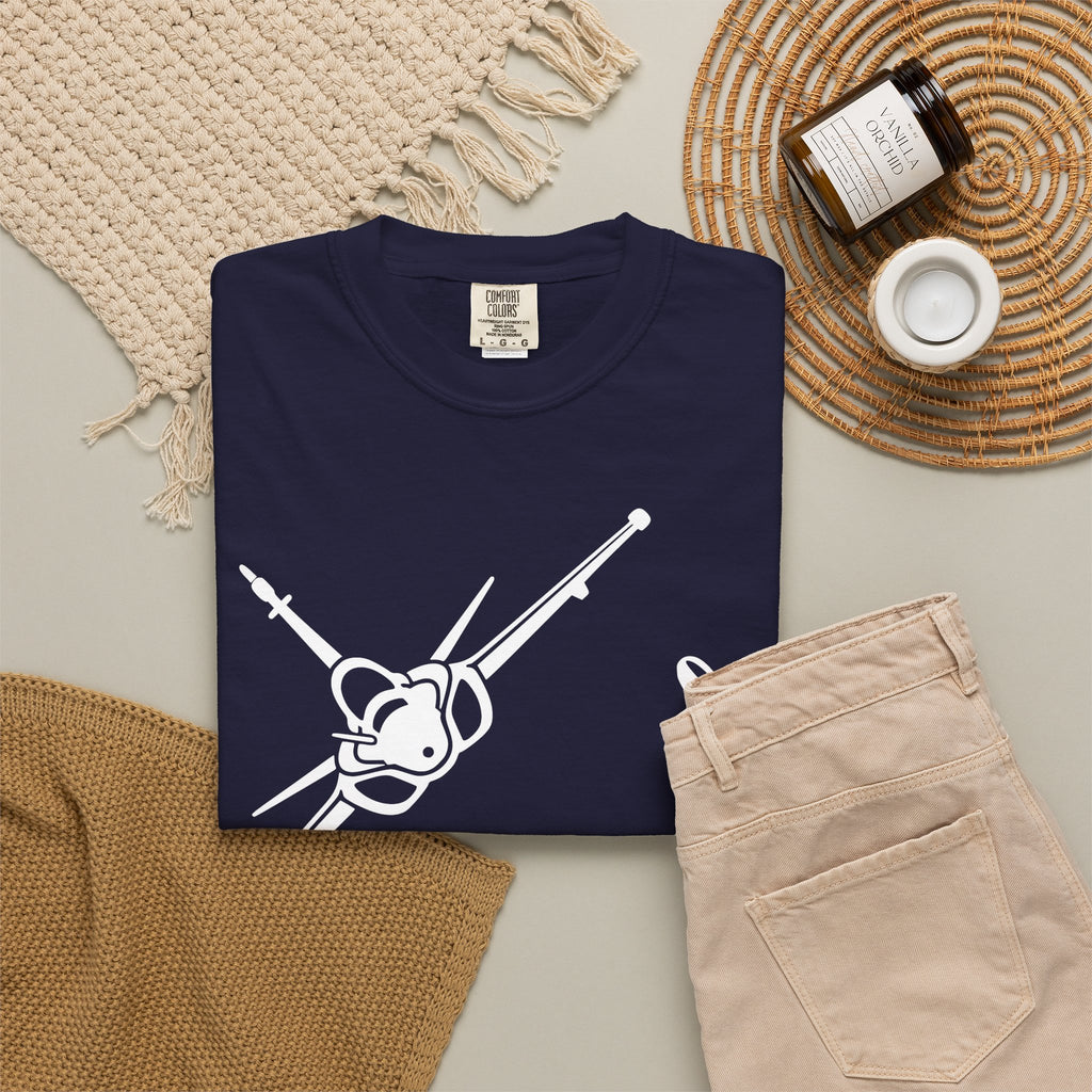 Rafale Jet Graphic T‑Shirt in White
