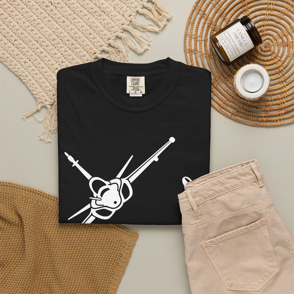 Rafale Jet Graphic T‑Shirt in White
