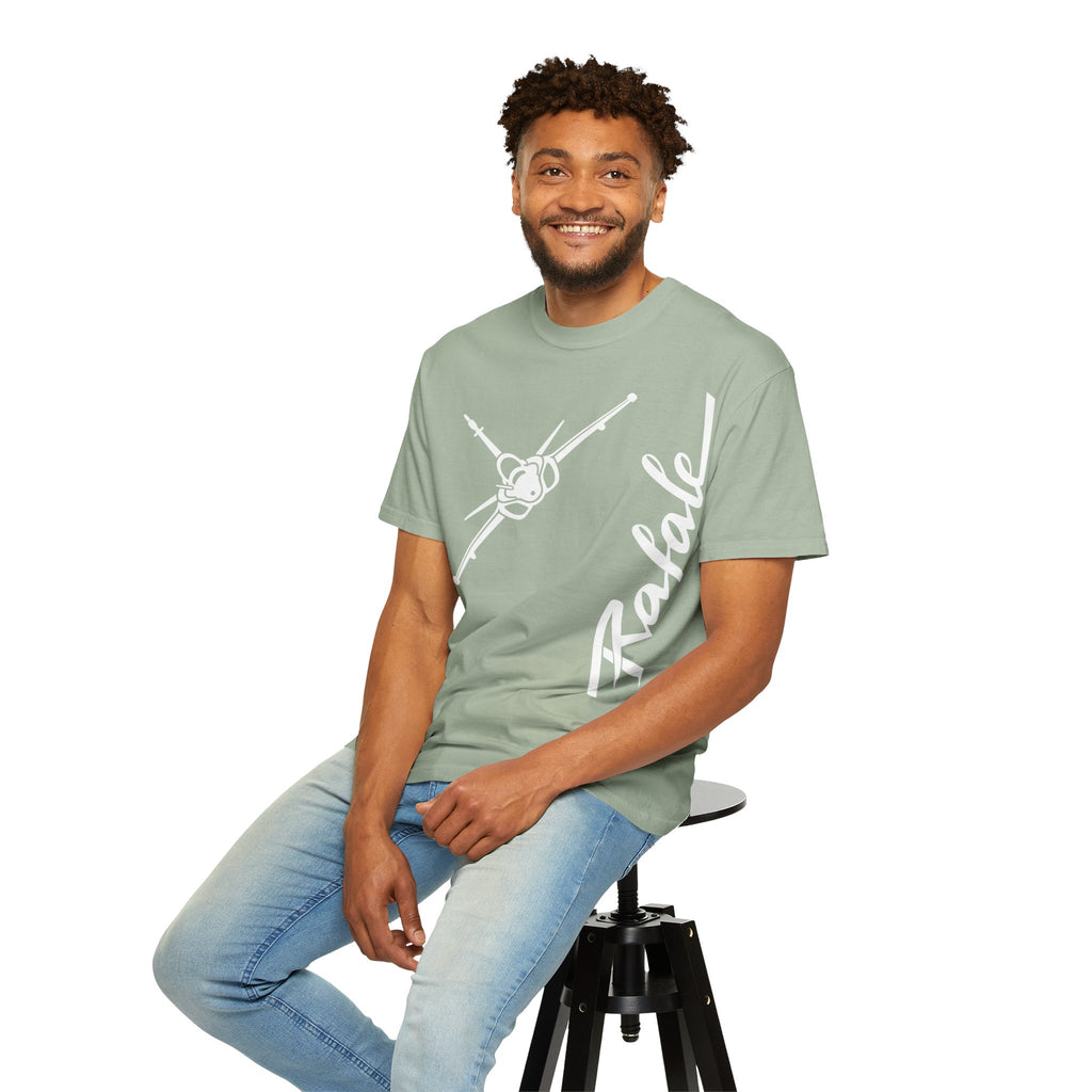 Rafale Jet Graphic T‑Shirt in White