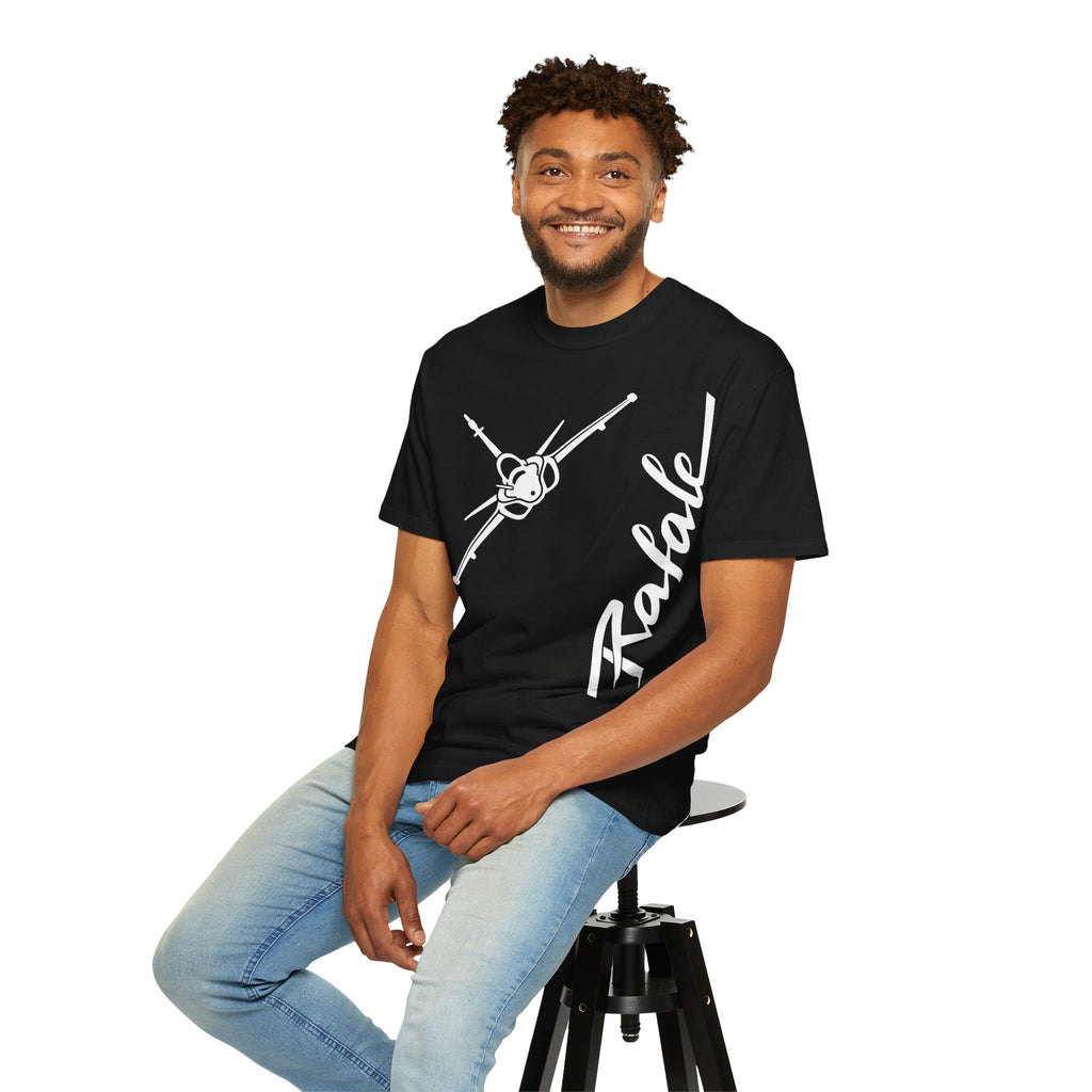 Rafale Jet Graphic T‑Shirt in White