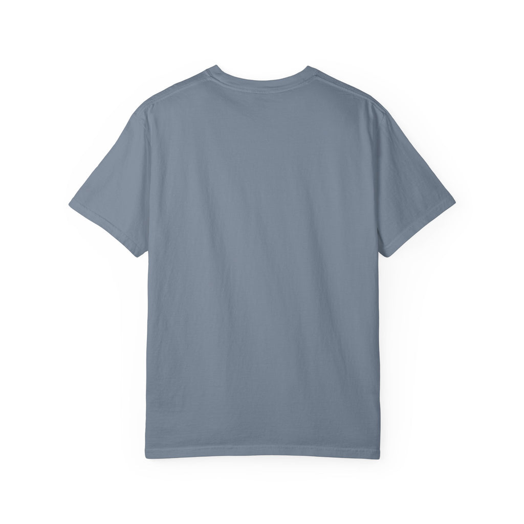 Jet Fighter Pocket T‑Shirt — Minimal Military Aircraft Graphic