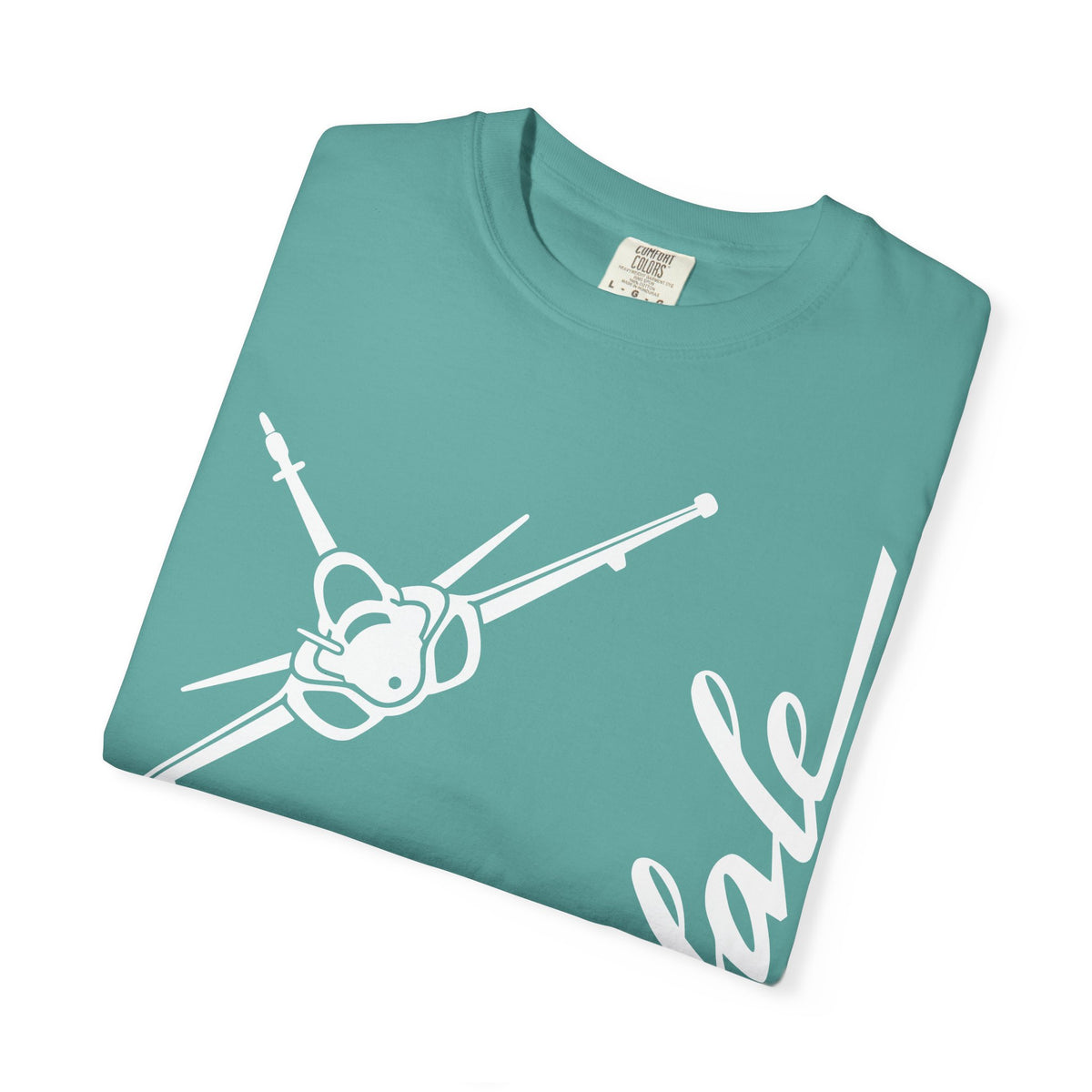 Rafale Jet Graphic T‑Shirt in White