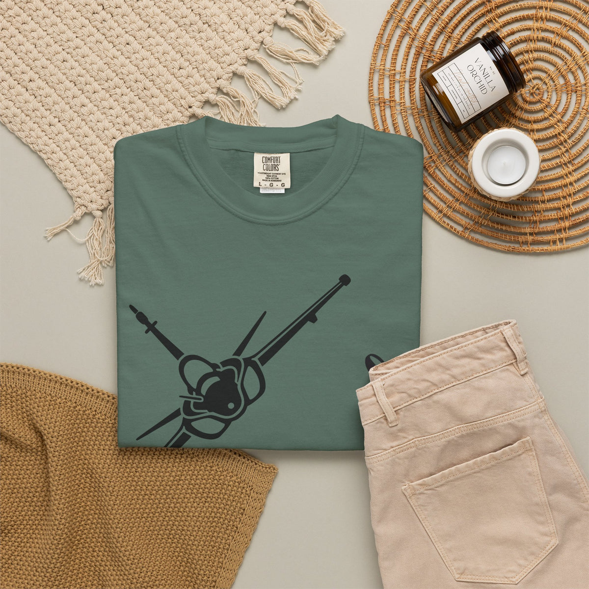 Rafale Jet Graphic T‑Shirt