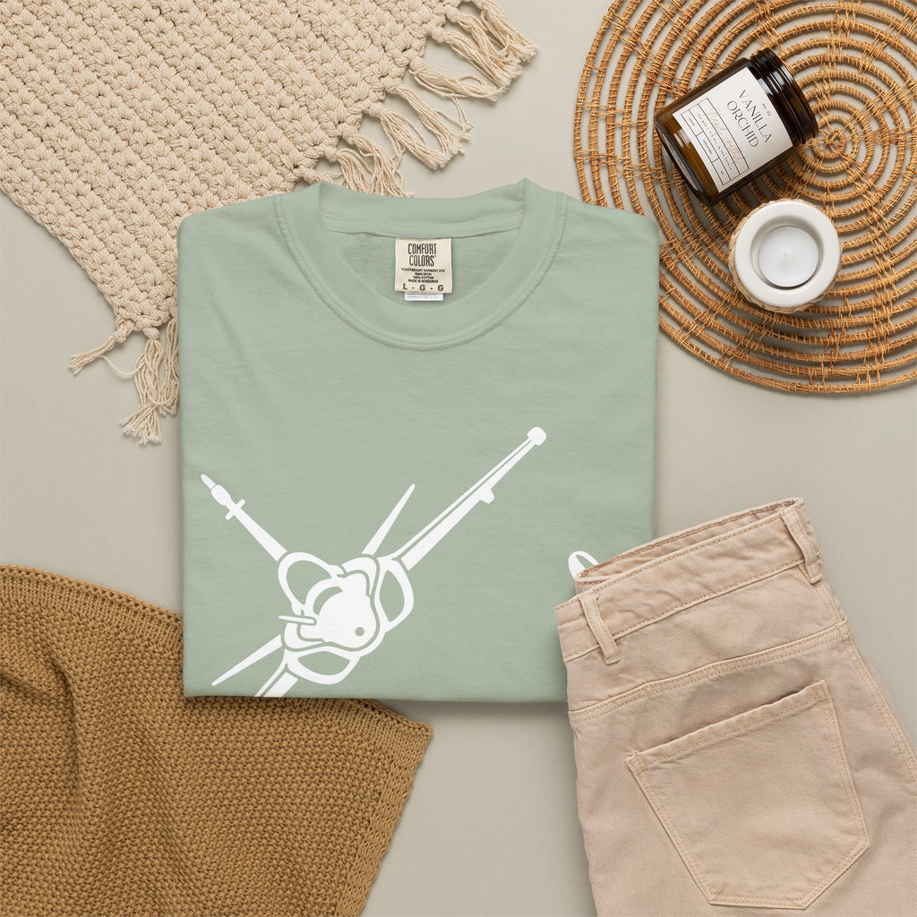 Rafale Jet Graphic T‑Shirt in White