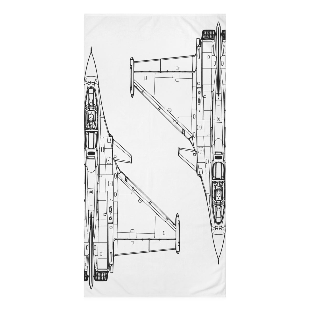 Dassault Rafale Beach & Bath Towel