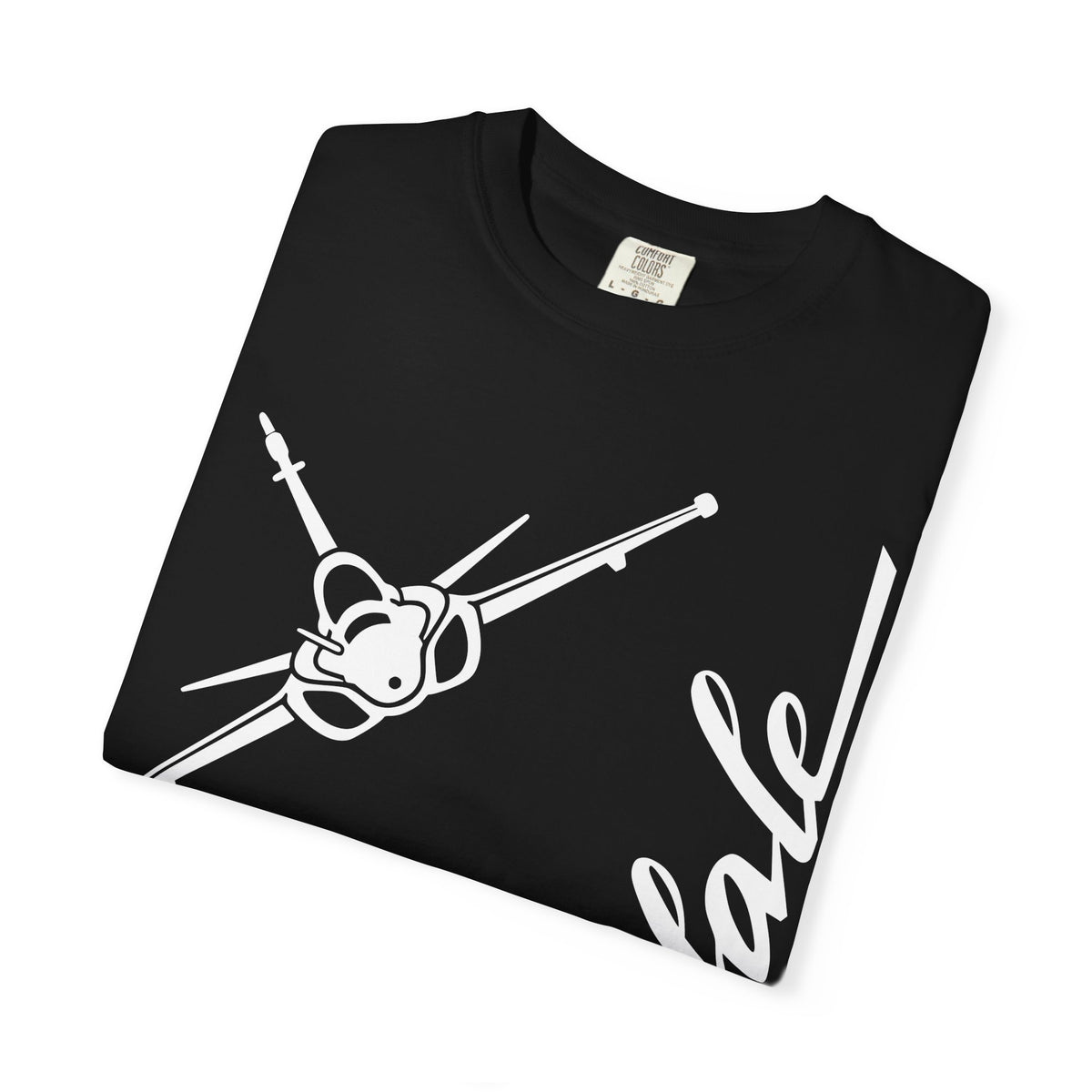 Rafale Jet Graphic T‑Shirt in White