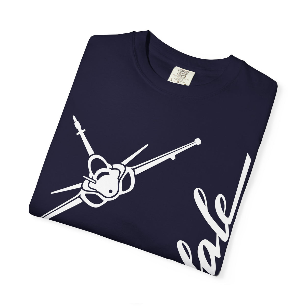Rafale Jet Graphic T‑Shirt in White