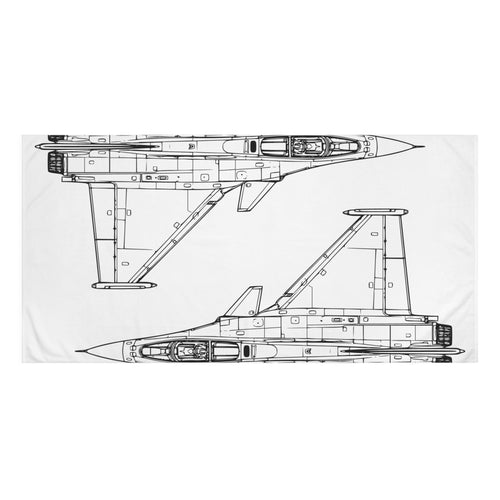 Dassault Rafale Beach & Bath Towel